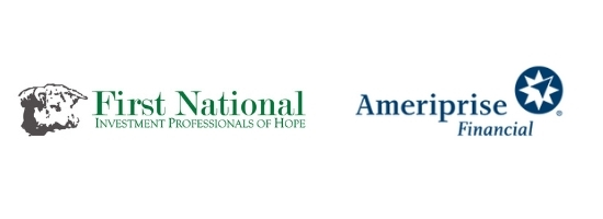 First National logo and Ameriprise Financial logo