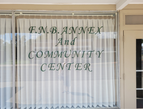 Picture of the community center window